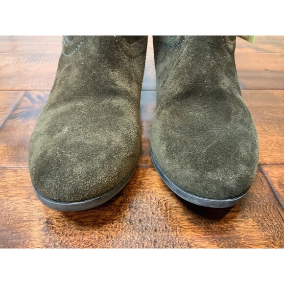 Frye & Co Brown Suede Leather Mid-Shaft Ankle Boots, Size 6 (US) - Picture 3 of 9